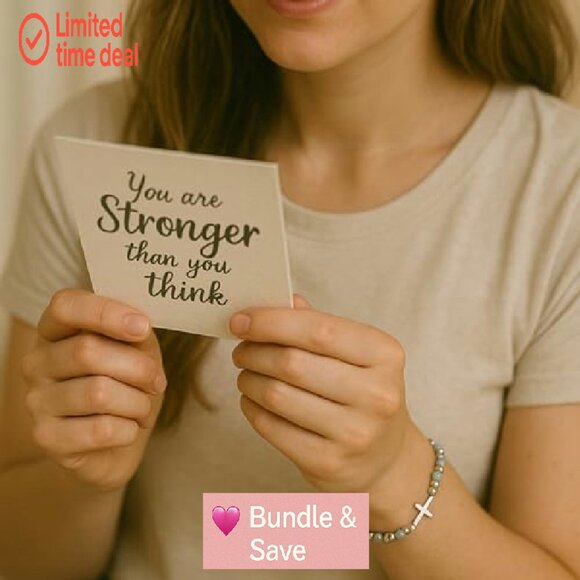 Christian Cross Charm Bracelet Beaded Stretch Fit Religious Jewelry Gift - Picture 6 of 8